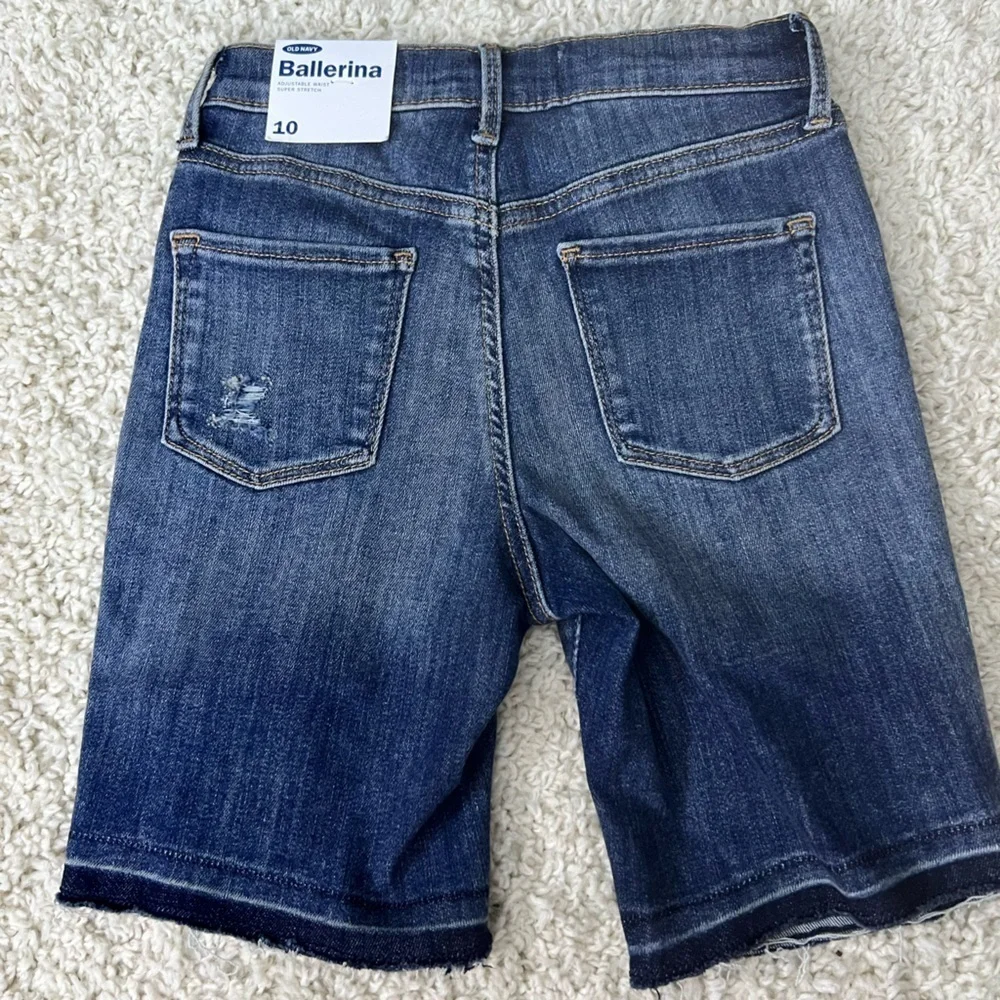Girls Size 10 Old Navy Ballerina Jean Shorts NWT